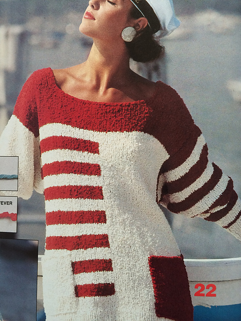 #22 Nautical Striped Pullover