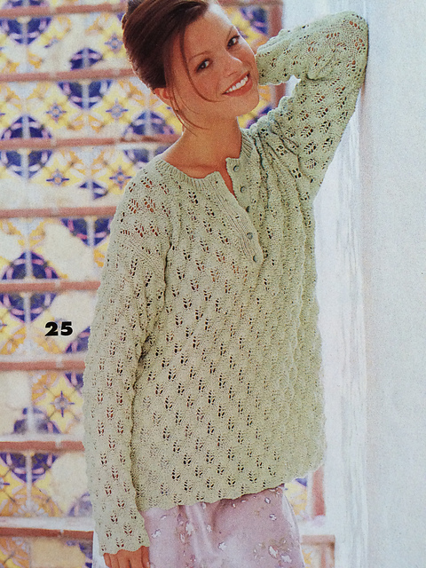 #25 Lace Henley