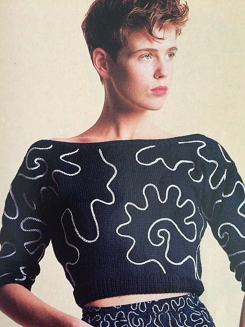 #10 Embroidered Crop Top