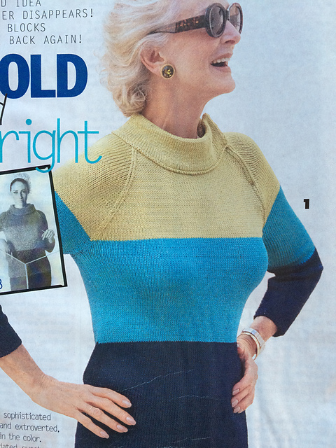 #01 Bold Machine Knit Pullover
