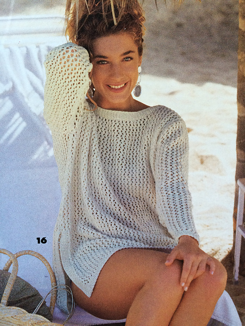 #16/#18 Mesh Stitch Pullover