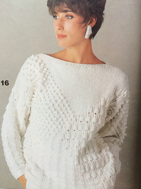 #16 Dramatic Textured Pullover