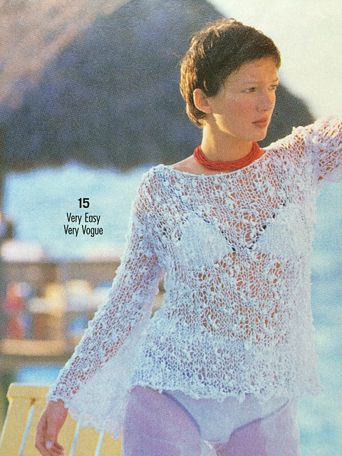#15 Bell Sleeved Lacy Pullover