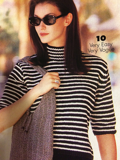 #10 Striped Mock-Turtle Tee