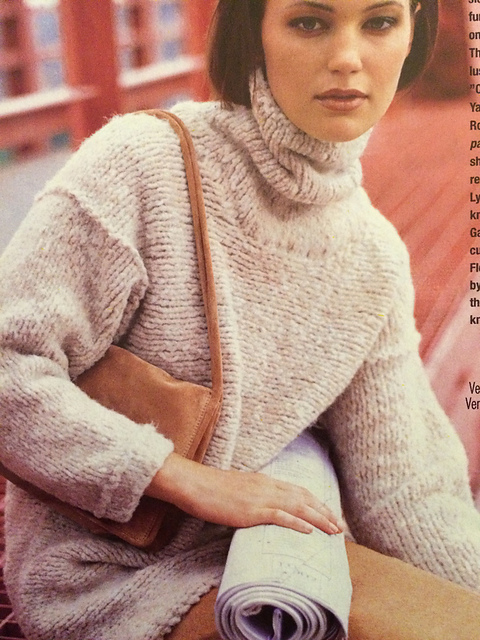 #07 Sideways Knit Turtleneck