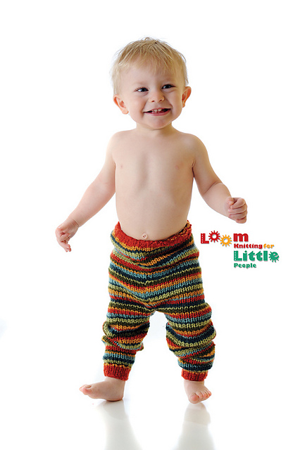 Striped Pull-On Pants