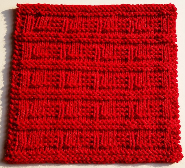Flag Stitch Square: Stitchology 11
