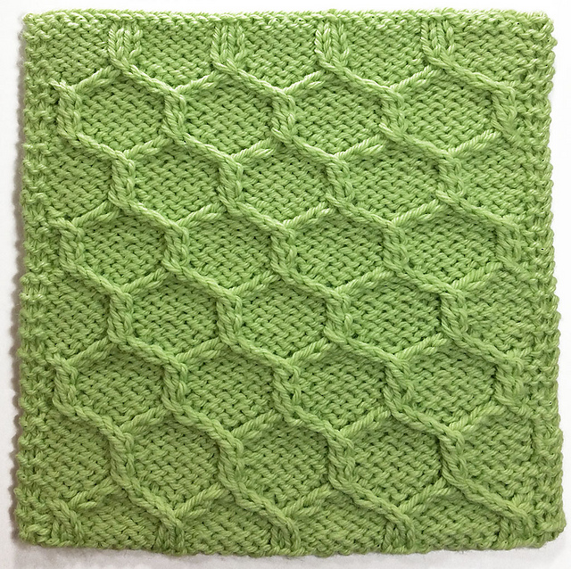 Twisted Trellis Stitch: Stitchology 30