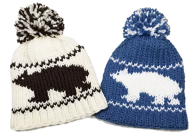 Double Knit Bear Beanie