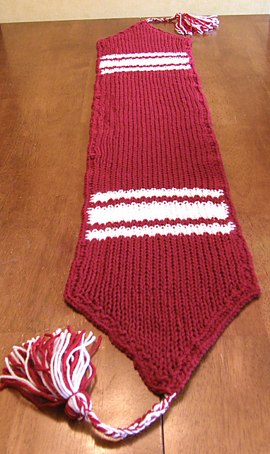 Servin' Up Stripes, Loom Knit Table Runner