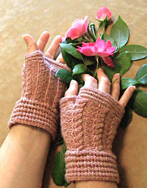 Heather Rose Wristers