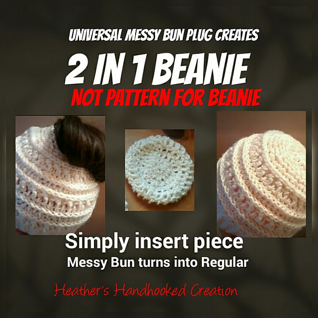 Universal Messy Bun Insert Plug