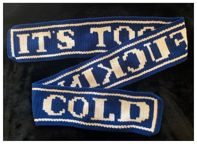 Its Too F*ing Cold Scarf