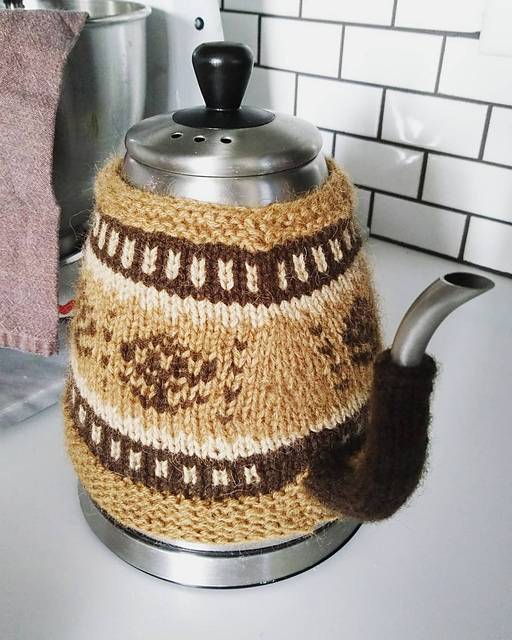 Fair Isle tea cosy