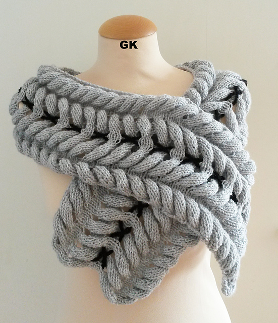 Scarf Cowl Wheat Ear