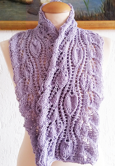 Scarf Rose Leaf