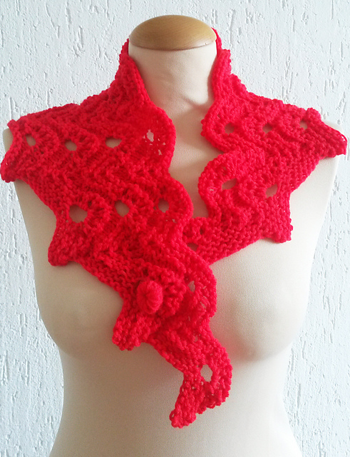 Scarf wave stitch
