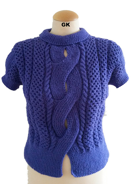 Sweater Cable Crossed Honeycomb