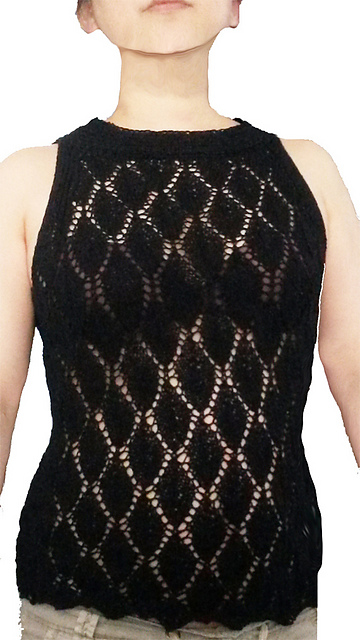 Cruise Top Check lace