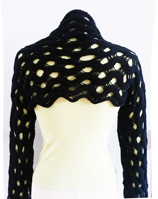 Wheat Lace Shawl