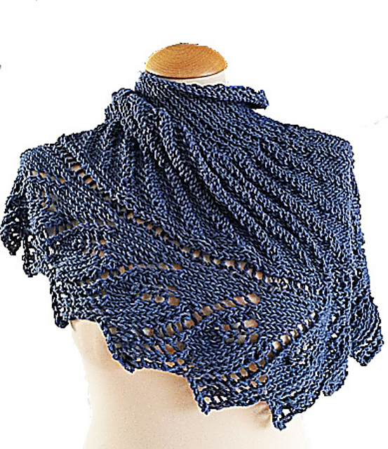 Cowl Poncho Blueberry