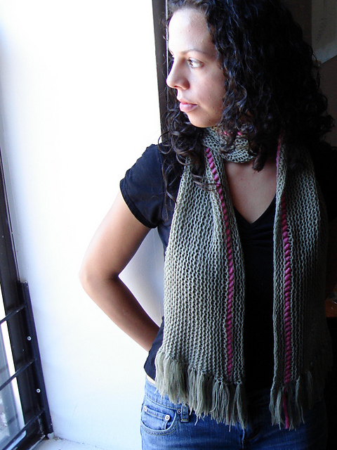 Pink Ribbon Scarf