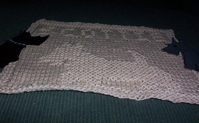 Scottie Dishcloth V2