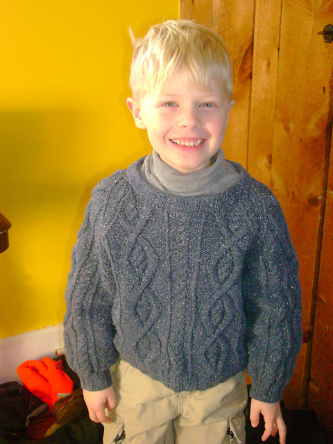 Design five; Crew Neck Sweater or Cardigan