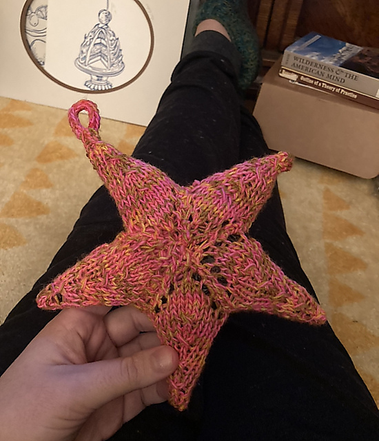 5 pointed star ornament