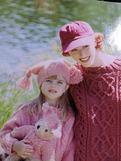 Cables with Hearts Hat