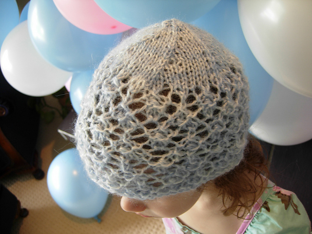 Lavender Lace Beanie