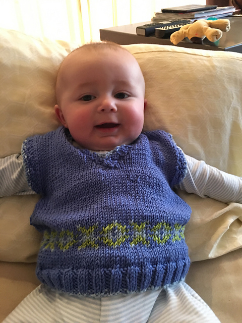 Little Frank Fair Isle Tank