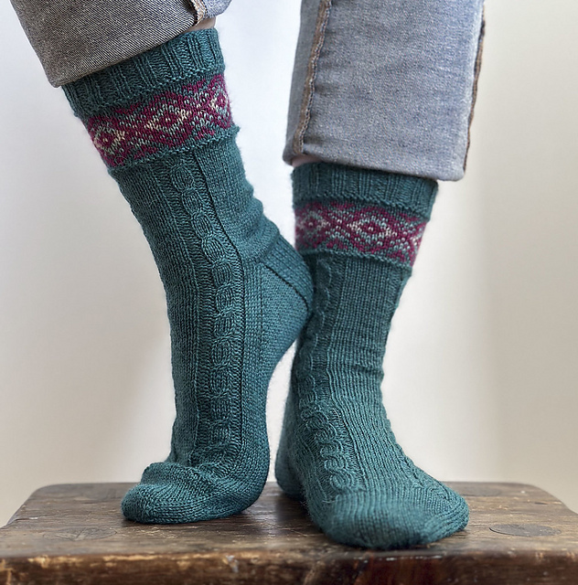 Chrysocolla Socks