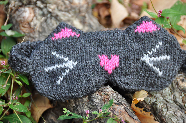 Meow! Reversible Kitty Cat Eye Mask