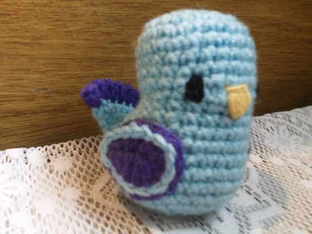 Alitas Pajarito Amigurumi