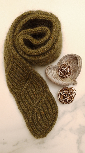 Little Brioche Scarf (versione a maglia)