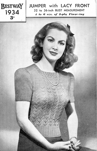Jumper with Lacy Front