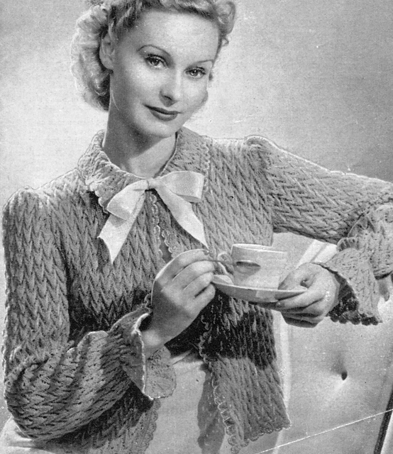 Lacy Dressing Jacket