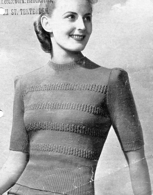 Lace Stripe Jumper