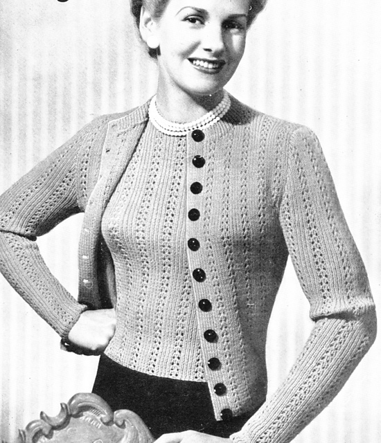 Fancy Ribbing Cardigan