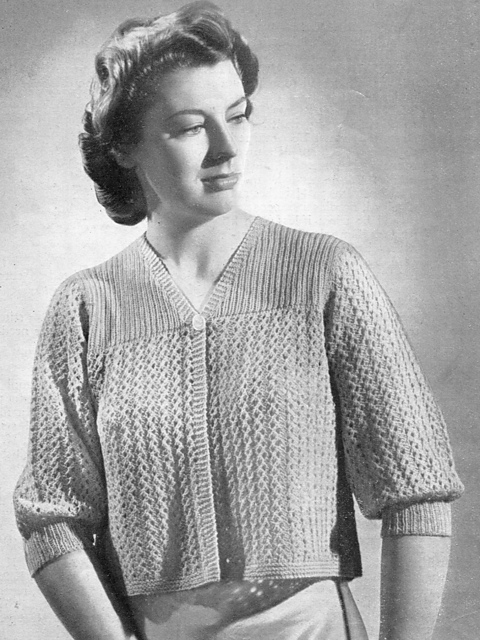 Light and Lacy Bedjacket