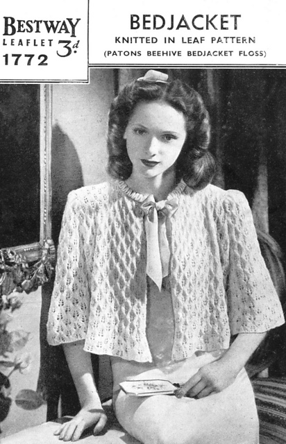 Leafy Bedjacket