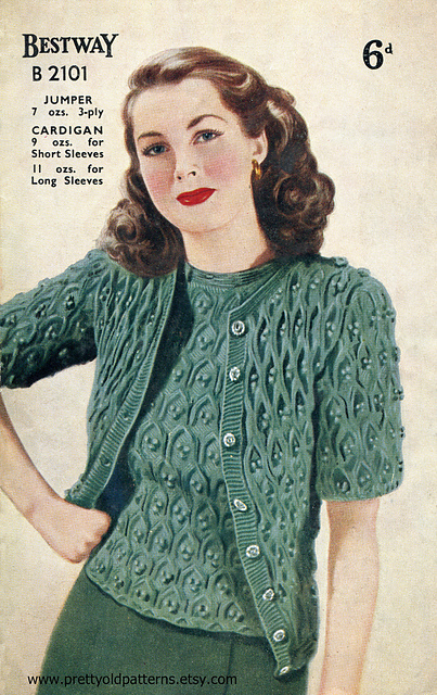 Tufted Trefoil Cardigan