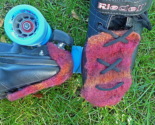 Quad Skates Felted Toe Guard