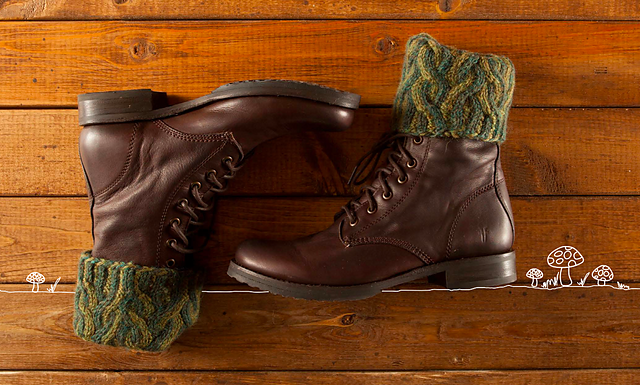 Twisted Lines Boot Toppers