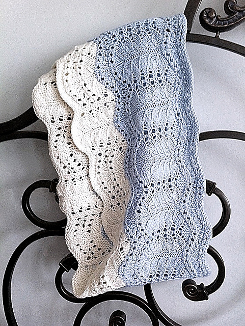 Iris - fern lace loop scarf