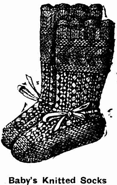 Baby's Knitted Socks