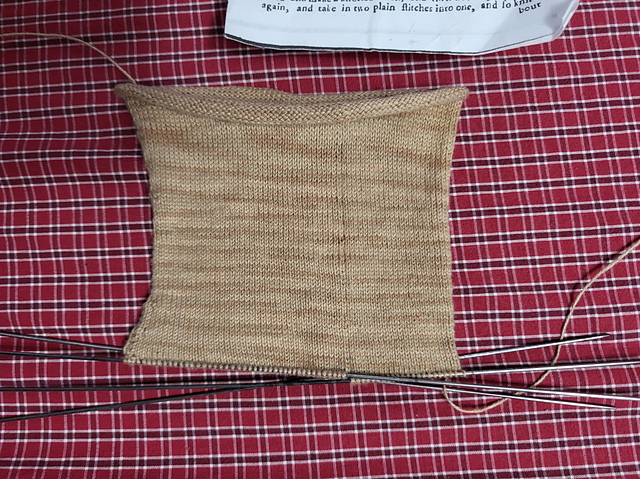 The order how to knit a Hose