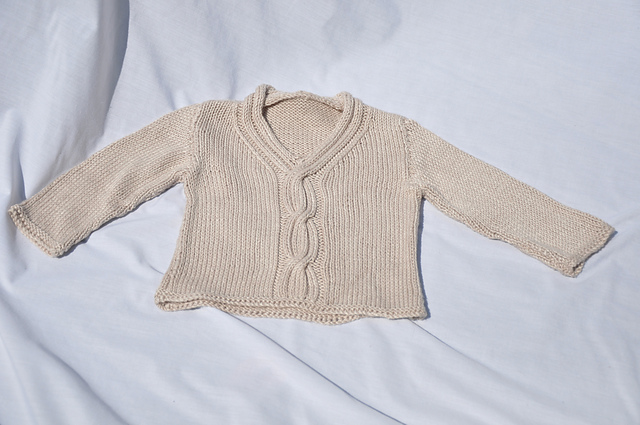 Little Archie cabled sweater