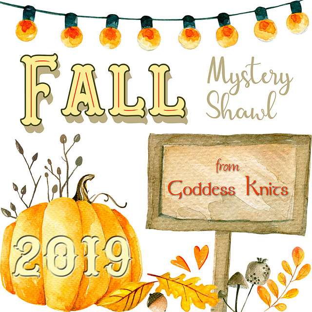 Fall Mystery Shawl 2019